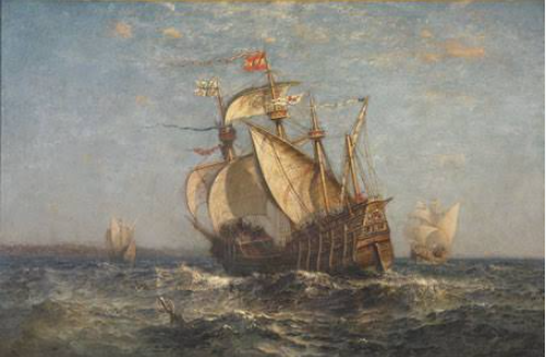 rhaplord's tweet photo. An interesting comparison here is that the largest West African barges could carry about as much cargo as Portuguese caravels of the 15th/16th century (60-90 tons)
 
Like the ones used by Christopher Columbus

The claim that Africa lacked navigable waterways is mostly nonsense https://t.co/XuNdgpCwCU