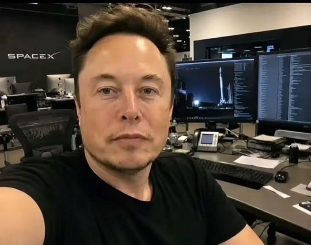 Parody Elon Musk tweet media