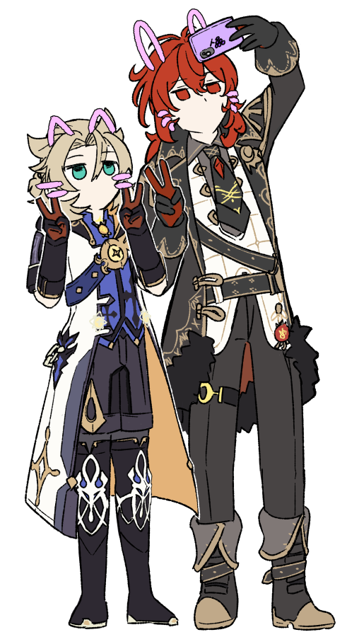 rito14_3's tweet photo. These two are editing themselves too so they can look beautiful.
(Add your favorite character you'd like to see as a beautiful 3D model to this artwork!)
#GenshinImpact https://t.co/YxEwMxljSC
