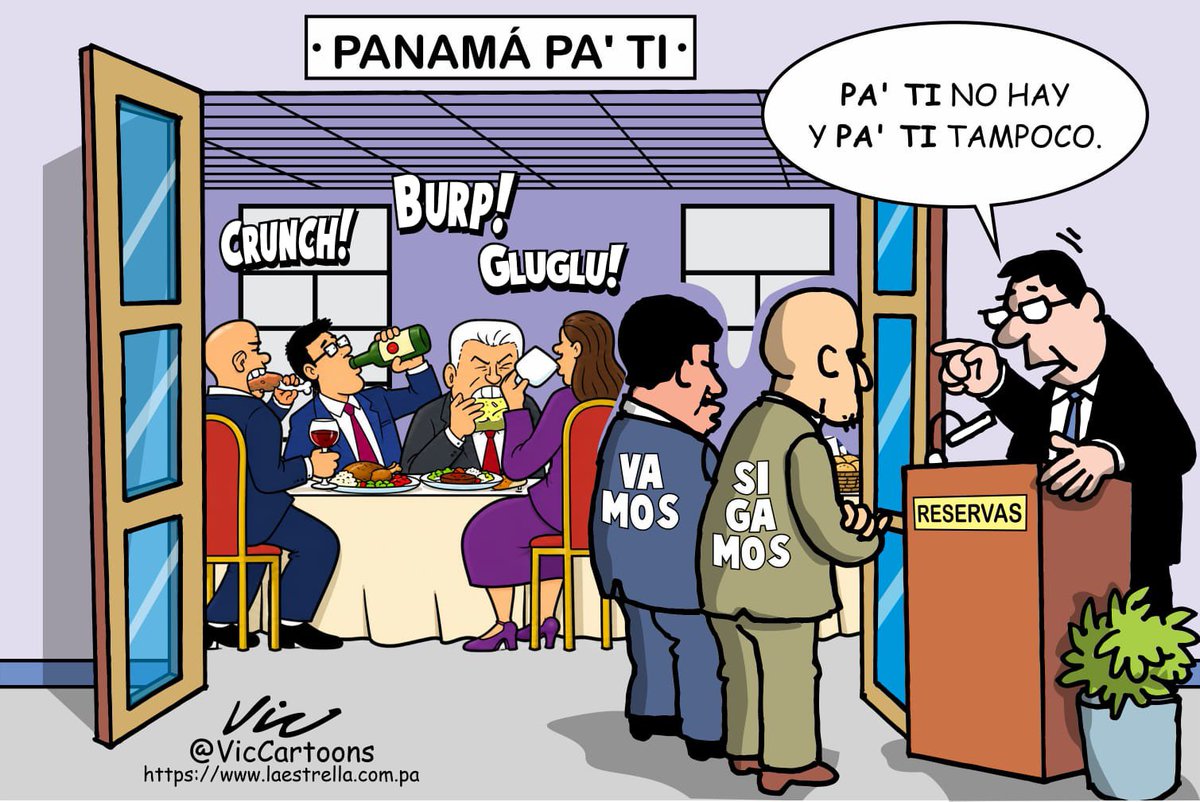 VicCartoons's tweet photo. #CartelDelLapiz
#panama507
#caricaturapty
#humorpty
#memespty https://t.co/MsQoMgNrdF