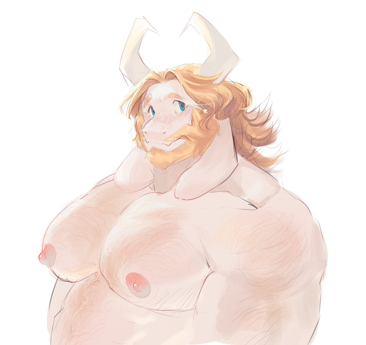 Masedumpy's tweet photo. a semiquick asgore to practice some brushes ^^ https://t.co/Qisr3kMbde
