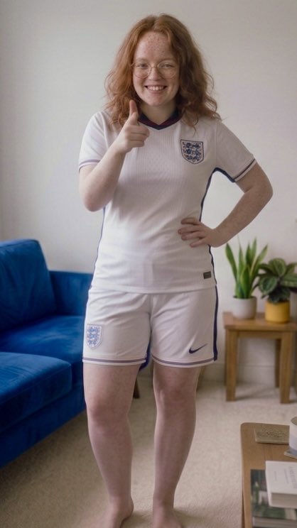 laura_bellava's tweet photo. England vs Norway tomorrow! 🦁
Boyfriend got me doing the forfeit challenge again so I can’t back out! 😂
Rules for FT ENG goals conceded:
1 = Shorts off
2 = Top off
3 = Bra off
4+ = Full glory!
Pic after final whistle.
Who’s in? Use #WorldCupKitOff 👀 #ENGNOR #England https://t.co/1RL5x4B1do
