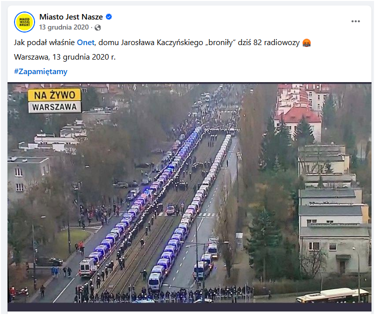 skrupulatny's tweet photo. Kaczyński zarzucił policji, że jest na bojówką usługach władzy. 
Czy ktoś z polityków przypomniał temu zawistnemu starcowi, jak kazał sprowadzić setki policjantów, żeby bronili go przed kobietami? Jak 18 policjantów dzień w dzień pilnowało jego prywatnego domu? https://t.co/LOq5rCiS9o