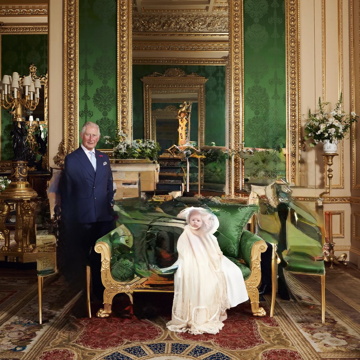 lady_doi's tweet photo. I see many people are upset about the King meeting with Harry, Meghan and the kids today, but I don’t agree. 

I think the visit will help Charles see a more fullsome picture and decide on his next steps. It’s not as though official pictures have been released so Meghan got her money shot, and hopefully he declined to be photographed by them privately. For all we know, the King may have read the riot act to them and made demands. He also has a right to request to see his grandchildren, if nothing else to prove to himself they exist. 

The Firm plays the long game and you can guarantee the Queen and the Prince of Wales would have weighed in on this meeting beforehand.