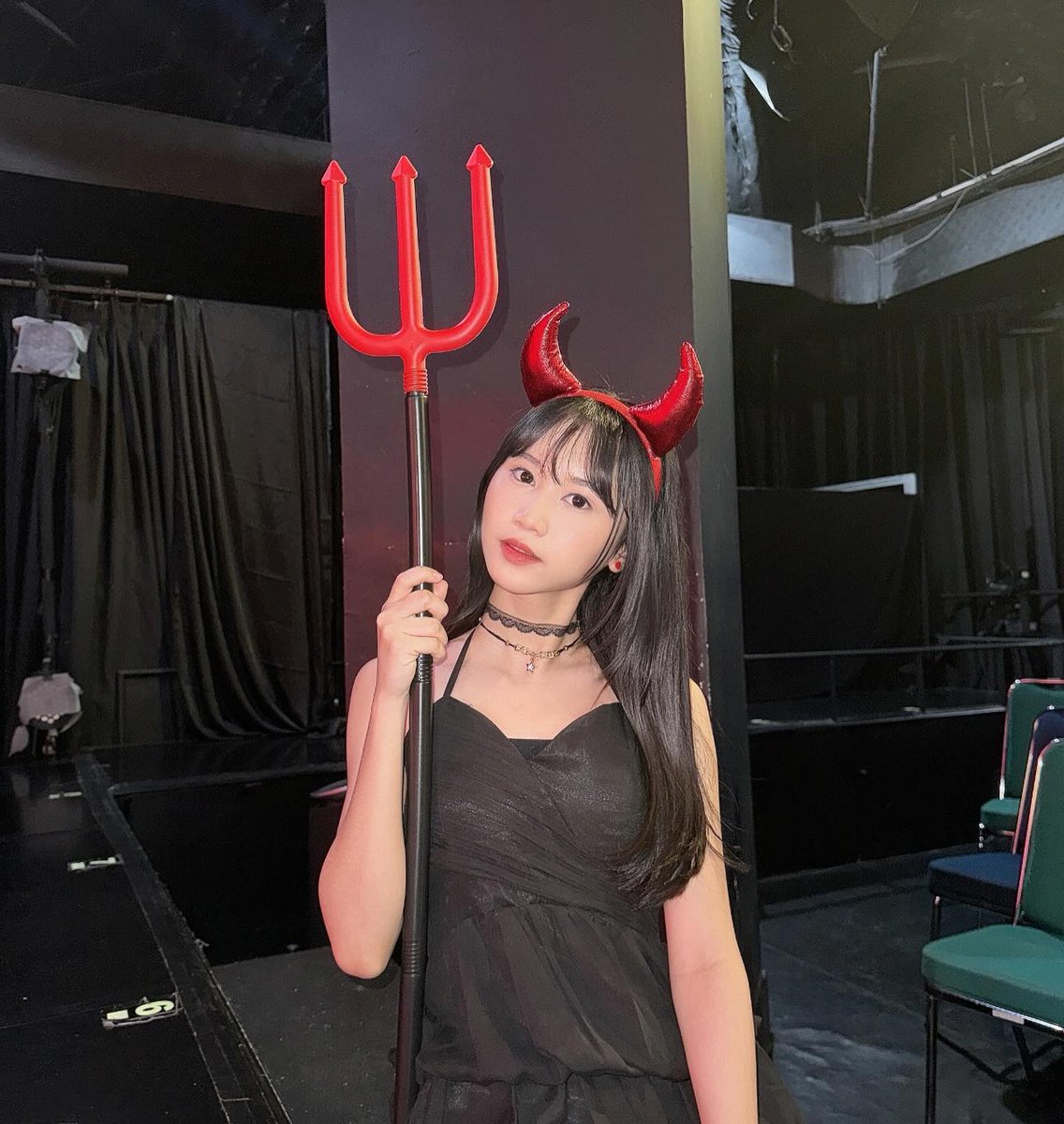 charzzafc's tweet photo. @AA_AlyaJKT48 Serem amatt cosplaynya 😁😈 https://t.co/8yLsESoZ30