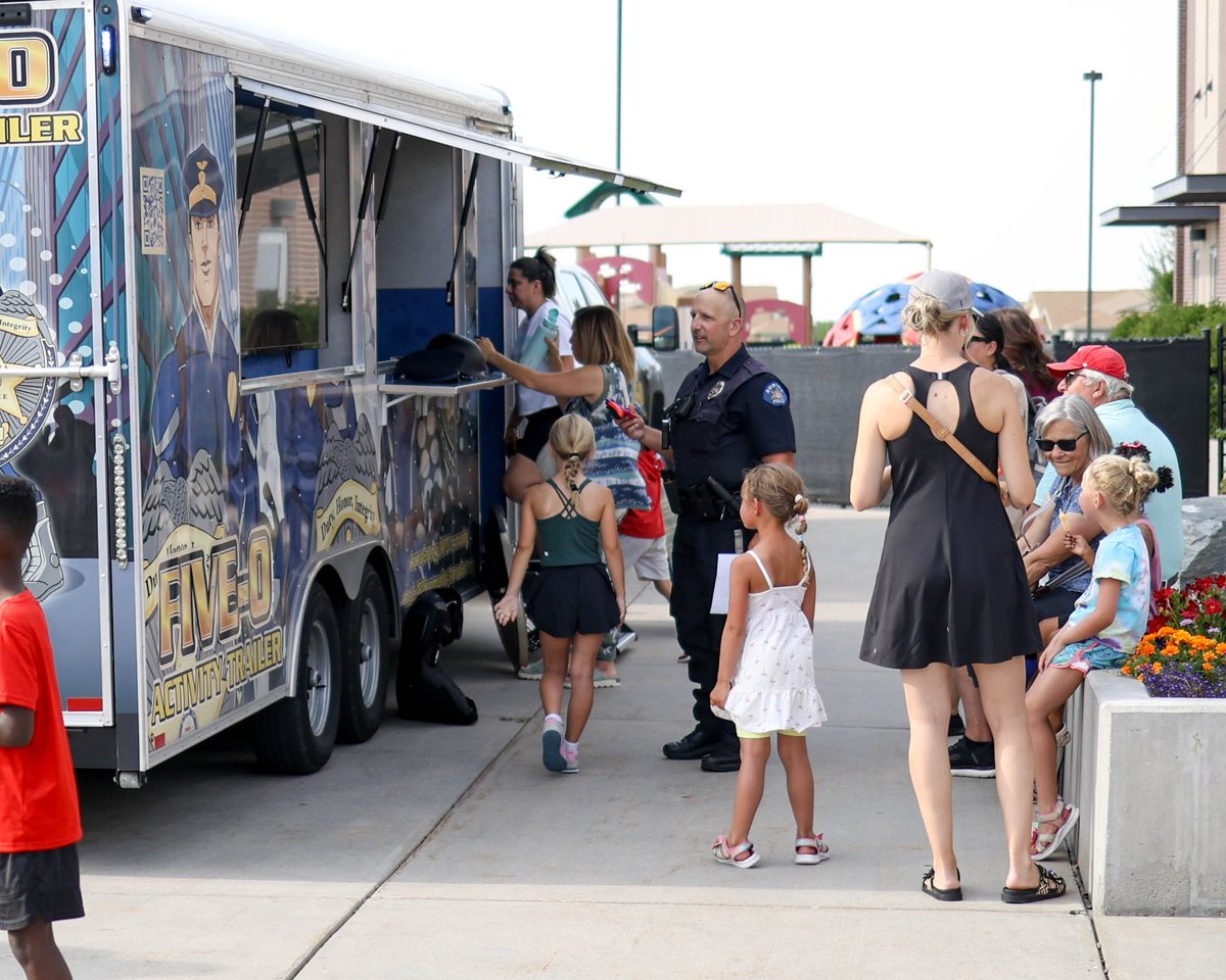 AuroraPD's tweet photo. National Night Out is coming to Aurora on Tuesday, August 4!

National Night Out is an annual community event that brings neighbors and first responders together to strengthen relationships, promote safety, and build stronger, more connected neighborhoods.

Hosting a block party, barbecue, or neighborhood gathering? We'd love to help you make it a success!

To learn more or register your National Night Out event, contact APDCommunity@AuroraGov.org.

We look forward to seeing you on August 4!

[Media Description: Officers and community members attending 2025 National Night Out events.]