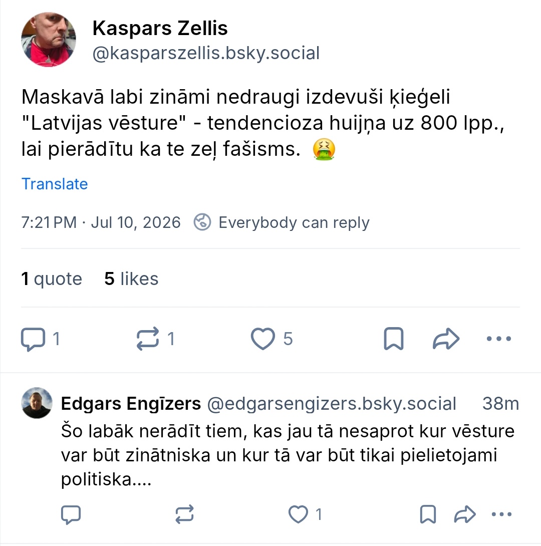 Snowtales's tweet photo. To saka visi un nav lieki atkārtot: ja tu nepētīsi un neizdosi savas valsts vēsturi, to izdarīs kāds cits. Kā to nesaprot? Kaut kāda galvā sista Langa, kas kliedz uz šiltītēm svešvalodā, saņem "laikus", bet vēsturnieki, kuri lūdz līdzekļus pētniecībai – "ai, nu bļaģ, atkal jūs". https://t.co/joLfn3h51b