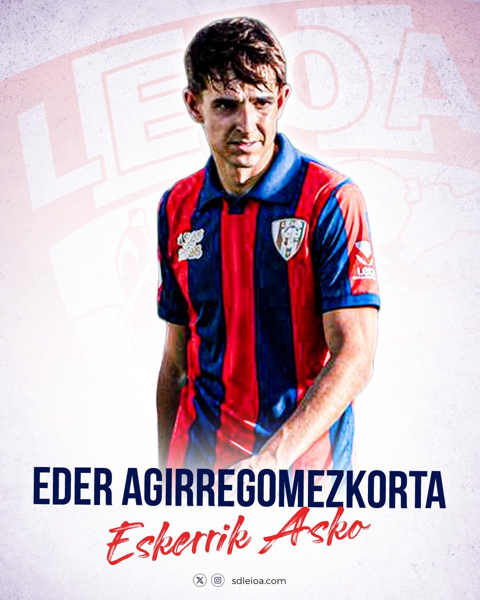 SDLEIOAoficial's tweet photo. 🔚 Tras toda una vida de azulgrana, Eder Agirregomezkorta no continuará en la #SDLeioa la próxima temporada.
Zorte on etapa berri honetan, Eder!
#AupaLeioaBETI 💙❤️ https://t.co/D7V62kbis8