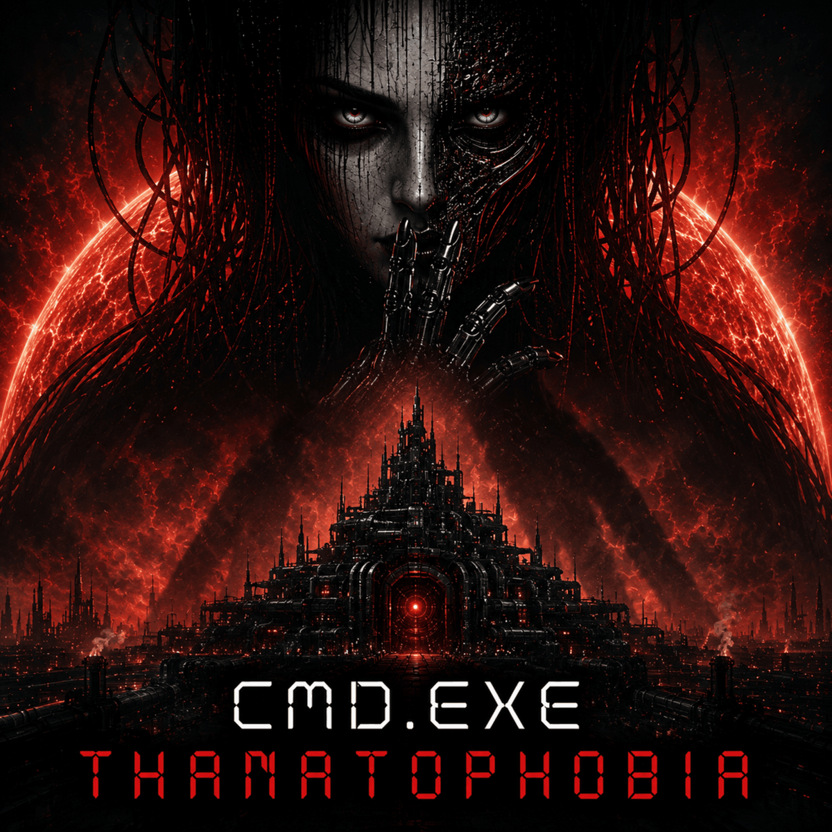 cmddotexeband's tweet photo. Fear wasn't programmed... it was discovered.

⚫ THANATOPHOBIA is out now.

🎬 Watch:
 https://t.co/8iFrVgVcfu
🎧 Stream:
 https://t.co/Pa1DKdjaNR

Red Giant Protocol arrives July 28.
#CMD_EXE #Darkwave #Synthpop #NewMusic
@Spotify @AppleMusic @amazonmusic @BrokenRomeo https://t.co/KMbWdPpUcu