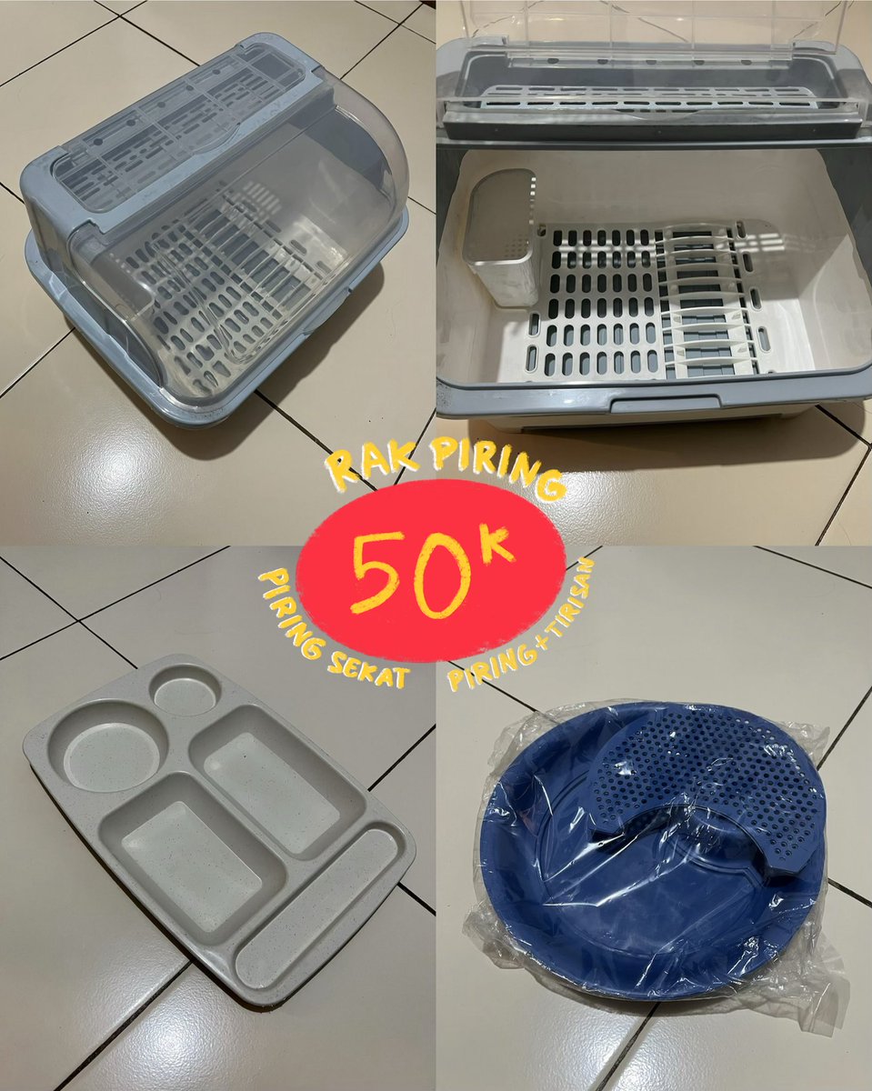 predezerved's tweet photo. ᯓ★ Rak Piring Set
• ini udah satu sett udh include semuanyaa juga yaa
• semua piringnya belom pernah dipakee sama sekalii 💵50k https://t.co/FfzztfGrK3