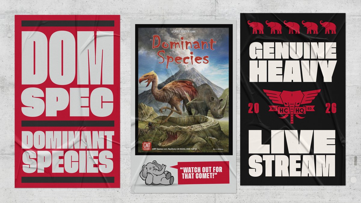 HeavyCardboard's tweet photo. Dominant Species LIVE in 4k!

Join us tonight at 1800 EDT for this all-time classic!

Hope to see y'all then! @gmtgames 

https://t.co/r0MKTzAvcV https://t.co/7hUL0XGw67