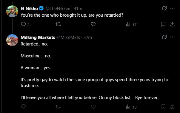 FloridaMaannn's tweet photo. I'm rather amazed by how after so many years you still can't understand why people continue to trash you. I can't speak for everyone, but I will give it a try...

You both live in this alternate reality where poor Eddie is nothing but a victim, where all of his 12+ meme coins just so happen to get rugged by pure coincidence, right? But then you ask why people trash you.

Have you guys reached out to Sonnie? Or all the people who were shedding tears during those X Spaces, begging you all to keep the faith and not abandon them? The ones sharing their life stories and how they were glad they met Eddie, who was never going to scam them? No.

You both kept sharing pictures of nice dinners and having such a great time in Cancun, while they kept reaching out for answers on how they would get their hard-earned money. The more they reached out, the more pictures you both shared enjoying their money. 

You both lack morals and empathy. 

Those "haters," as you both like to call them now, were loyal followers at one point. Good people don't do half of the shit ya have done, hell, none of the 6 others who were indicted by Atlas have. 

Bye