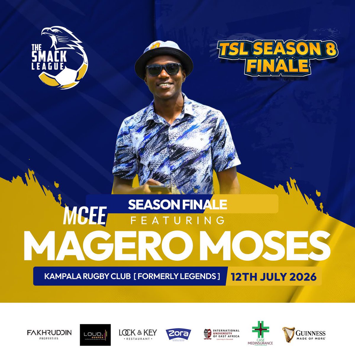 TheSMACKLeague's tweet photo. The MC!🫡

Magero will take center stage with the mic, spreading the #TSL8Finale vibes this Sunday!🤩 https://t.co/PzDmDoUsP3