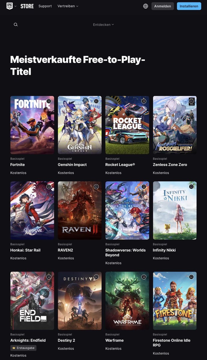 Beineste's tweet photo. @17Erick25 @GRNDArchitect @semifatui @Euphoralized What does that mean exactly? You can't prove me wrong, so you make up imaginary arguments that also apply to Steam now? ZZZ will outsell Wuwa on PS for the entire year, and on Epic. I have actual evidence for both Mobile revenue scaling ain't enough here https://t.co/2AYXbLOOMH