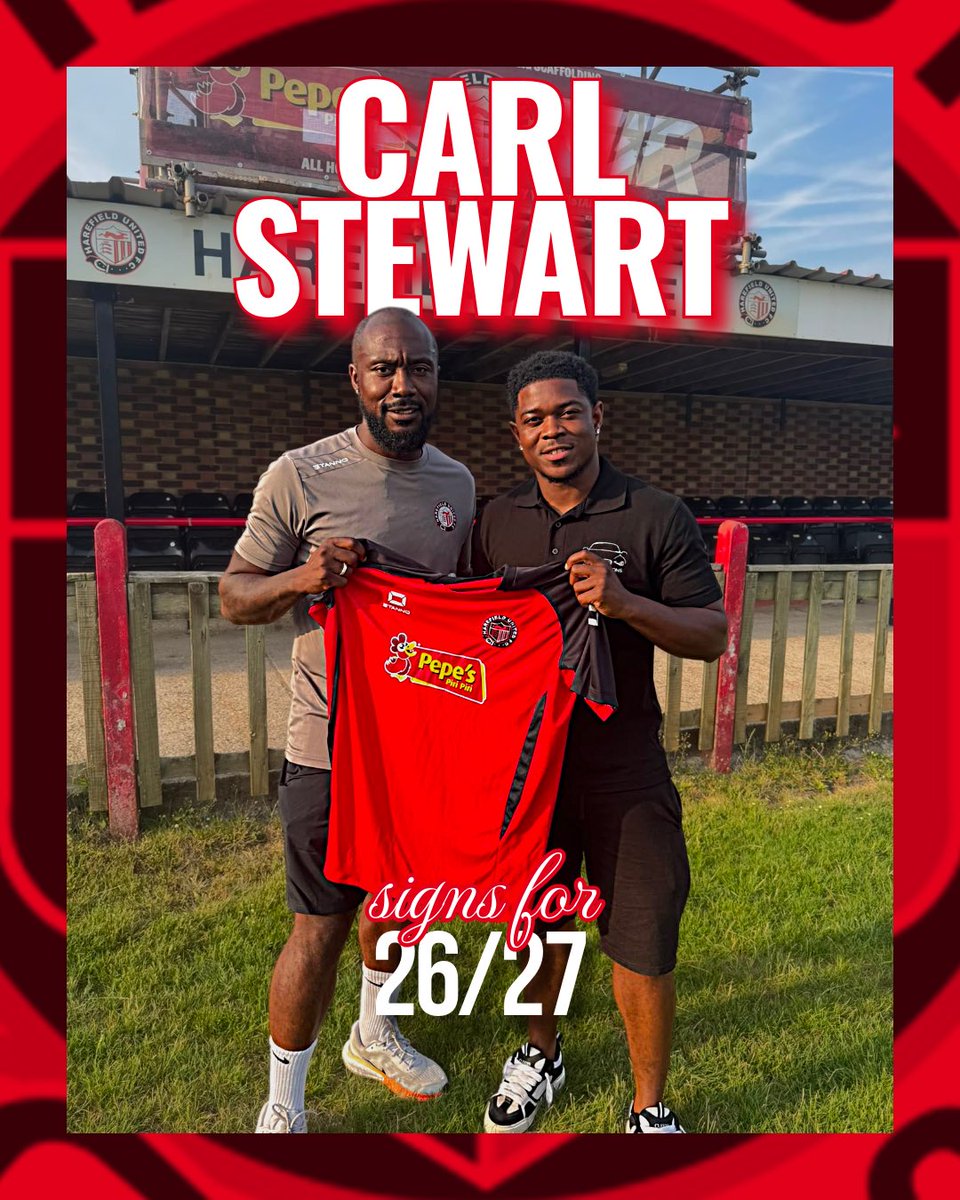 HarefieldUnited's tweet photo. CARL STEWART ✍️ 26/27

@RichardPacquet1 second signing for the evening is Carl Stewart!

Carl is a @WatfordFC academy graduate, most recently known for his time at Harrow Borough and Northwood. He will dictate the tempo of the game and provide a great link up between the midfield and attack 🔗

Welcome to Preston Park Carl 🙌

🐇🔴⚫️