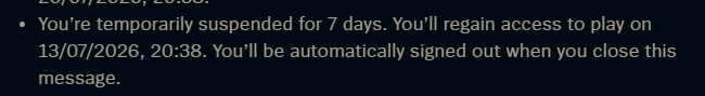dejan_v3's tweet photo. @drewlevin ah it still has ban for chat https://t.co/RlkQZQCpAb