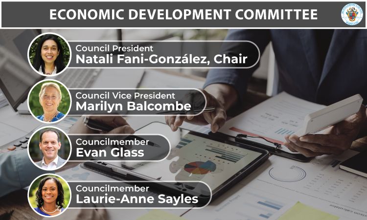 MoCoCouncilMD's tweet photo. The ECON Committee will meet on Monday, July 13 at 9:30 a.m. to review 4th quarter economic indicators for 2025 &amp; legislation to repeal the sunset date for the SBIR and STTR Matching Grant Program, allowing the program to continue permanently (Bill 22-26). https://t.co/tT3uOJlF9R https://t.co/s3AcD90uqx