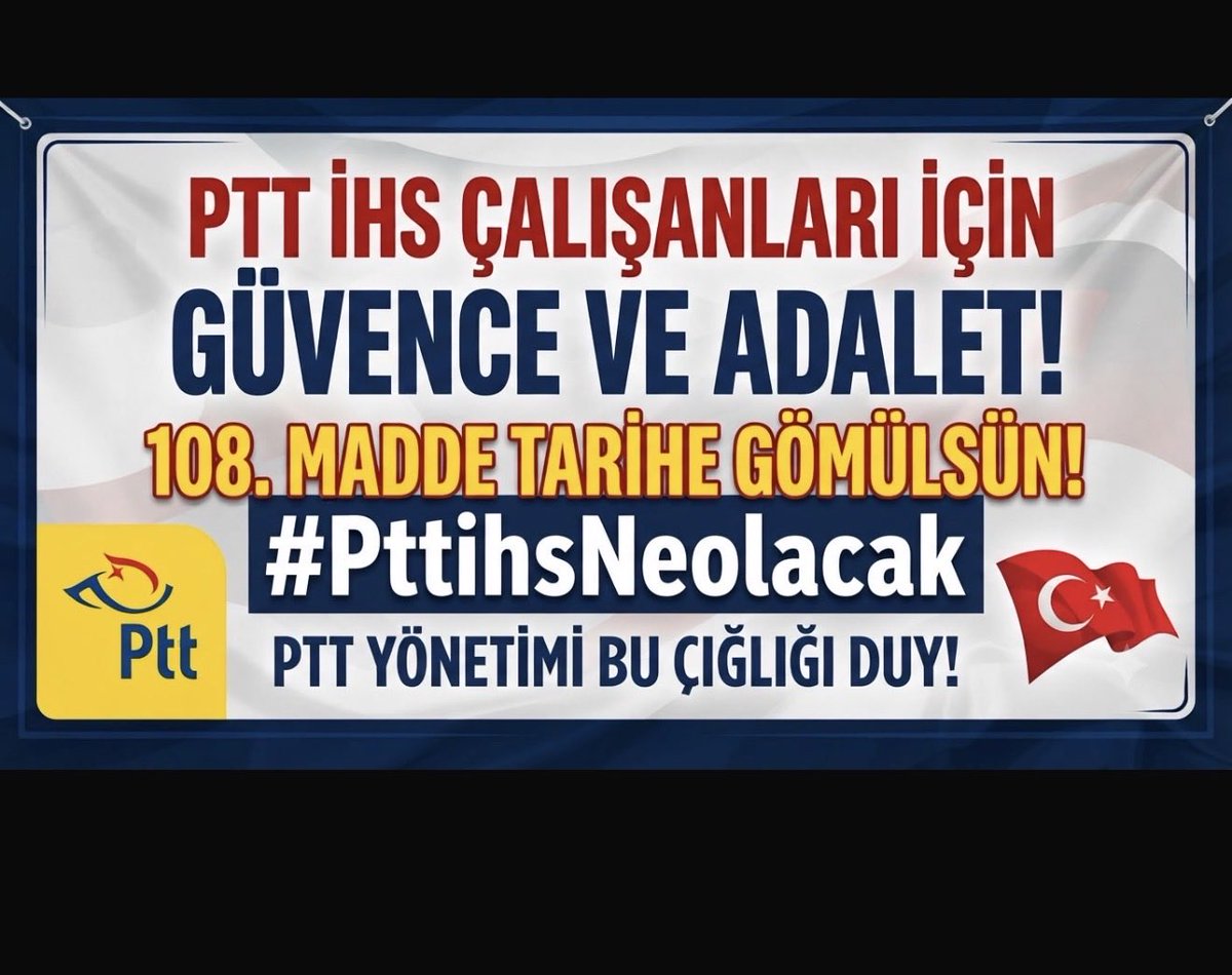 hytbnndnyrysnn's tweet photo. İHS personelinin ücretleri objektif kurallarla belirlenmeli, toplu sözleşme kazanımlarının gerisine düşülmemelidir.

#PttihsNeOlacak https://t.co/9MYOPIRRsx