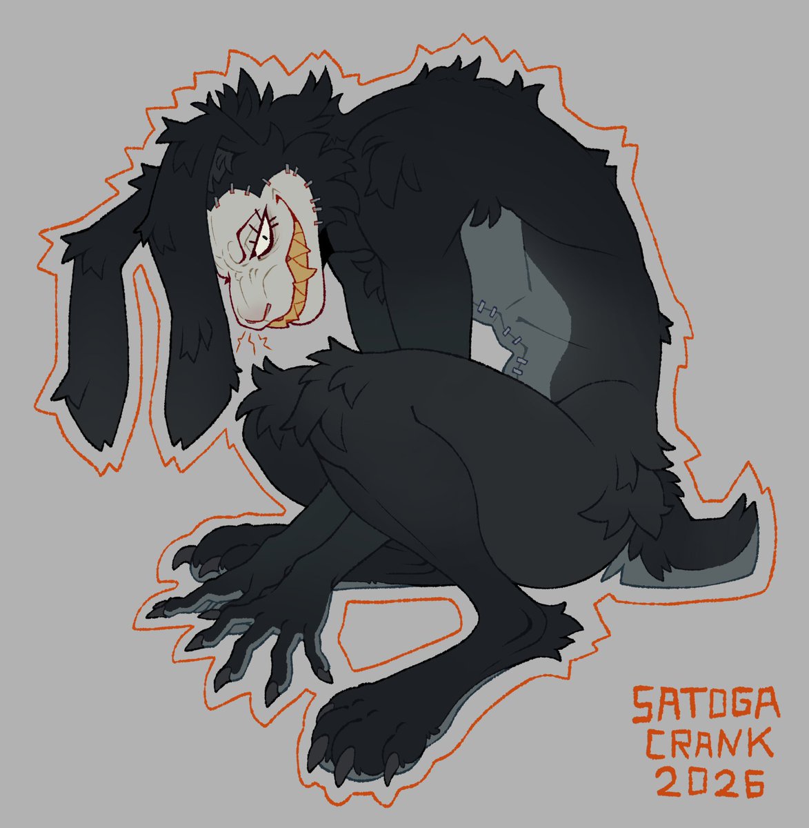 SatogaCrank's tweet photo. ArtFight revenge for @Surkebunny https://t.co/bFJMRWx0Oy