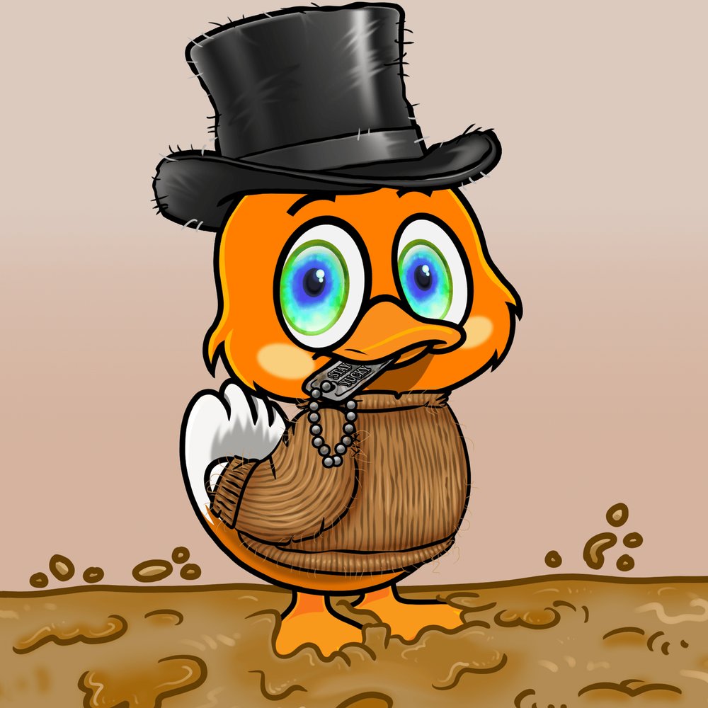 grandkadd's tweet photo. This is the very YuckTag, carrying it name like the custodian of all chaotic @yuckyducks, i found it in a muddy terrain hunting for diabolical ducks.
@Kuz1580Smith you're up, let out that duck.
#YuckTag https://t.co/726goJFEoJ
