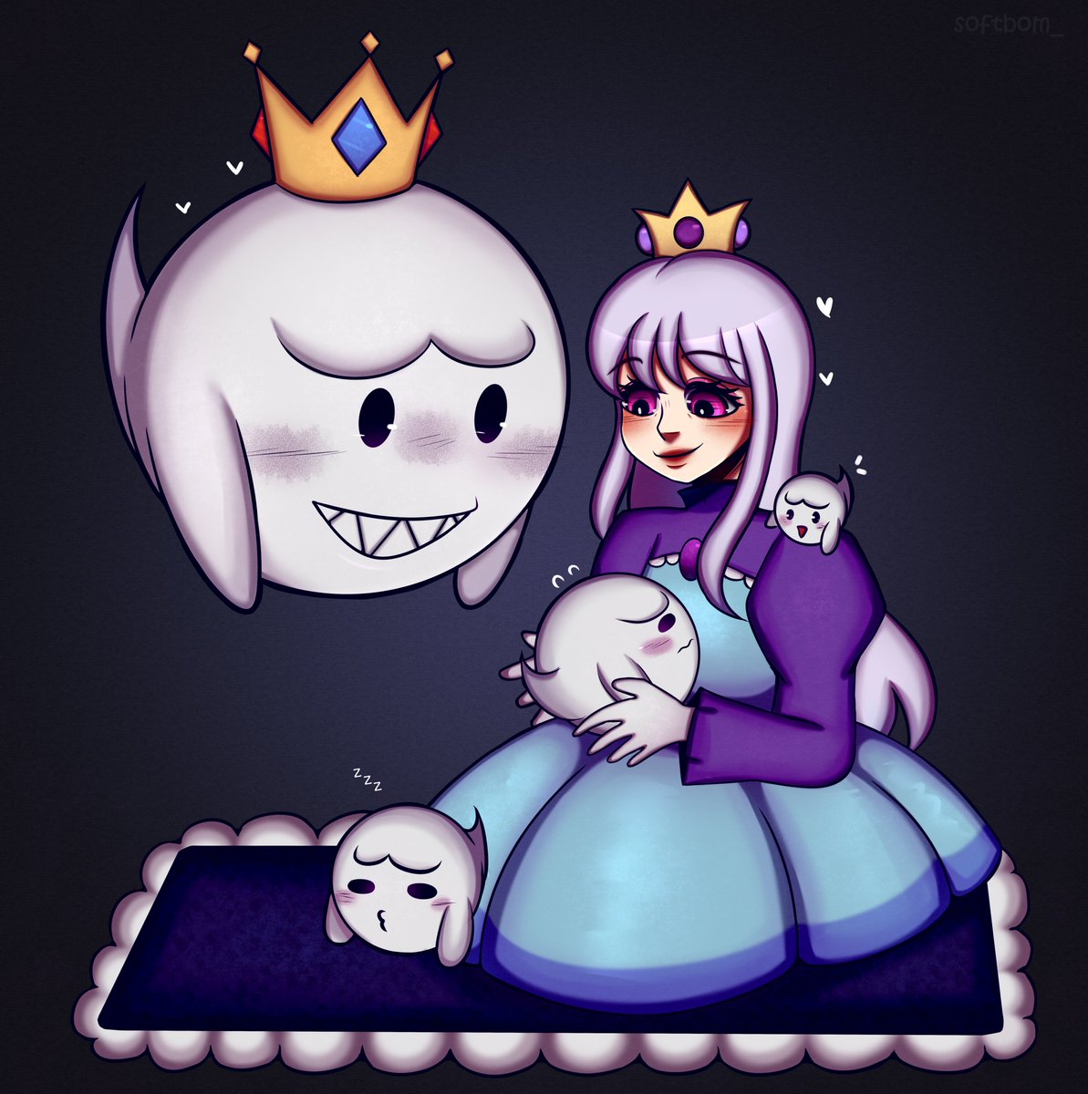 softbom_'s tweet photo. Today is the 13th anniversary of Ghosty Love ✨💝👻

#supermariobros #luigismansion #kingboo #ocxcanon #yumeshipping #fancharacter https://t.co/tUKe8rZBGC