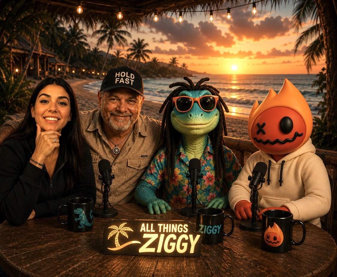 ZiggyOnBase's tweet photo. Join us tonight as we sit around the table beachside, catch the sunset vibes, and talk all things @ZiggyOnBase. 🌊🦎

Episode 4 goes LIVE TONIGHT at 8PM EST — and we were just featured on @BitHomepage’s list! Huge thanks for the love and recognition. 🙌

Pull up with @cristinaDAlmei3, @Globalcryptex, and @peanutt as we break down the project, the community, the vision, and why the tide around $ZIGGY keeps getting stronger.

The table is set.
The wave is building.
Don’t be the one hearing about it after it breaks. 👀

Powered by @base