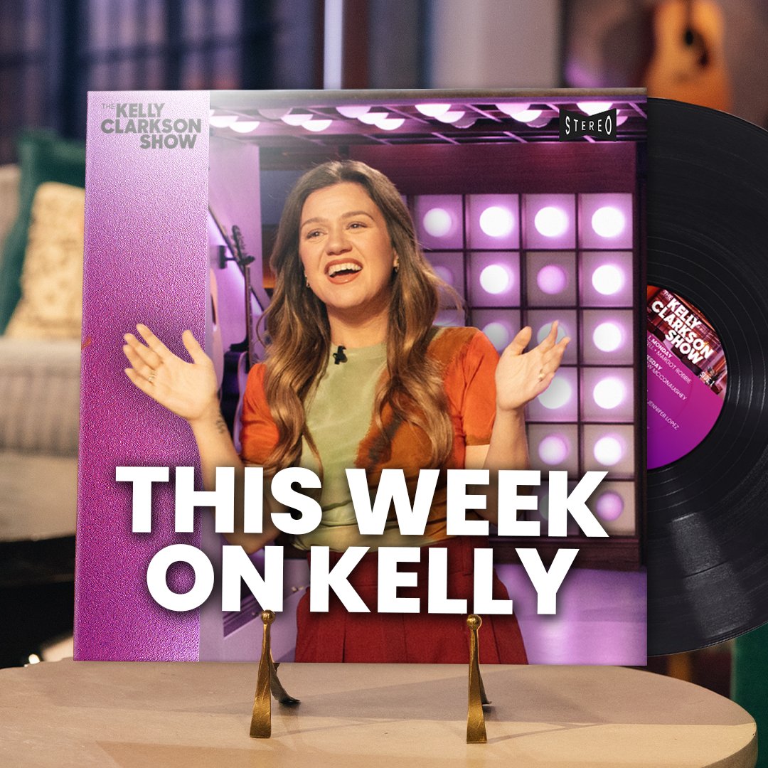 KellyClarksonTV's tweet photo. Fun lineup this week on Kelly! 💿 https://t.co/qT9BZ7Ay4c