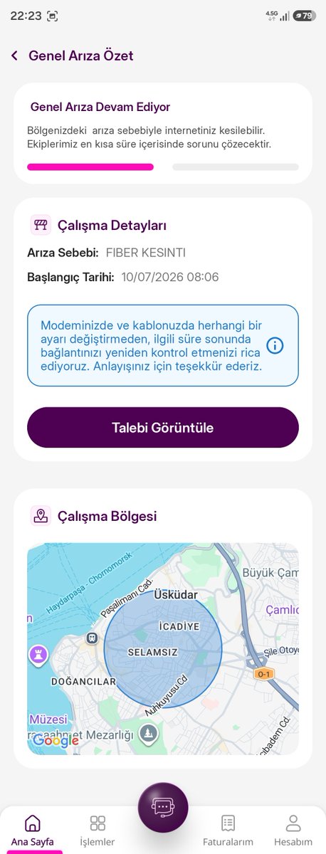 ilknurbzc's tweet photo. Merhabalar sabah 8' den bu yana İnternetimiz kesik ve arıza giderilmedi evde çalışmam  gerekiyor ne zaman gelecektir? Üsküdar Selami Ali Mahallesi Lütfen acil çözüm bekliyoruz
@TurkNetDestek https://t.co/f2v8YUODp8