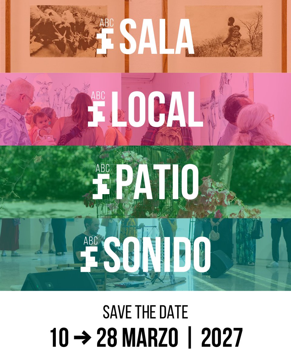 ABCARTBAJA's tweet photo. Cada programa propone una forma distinta de recorrer el territorio y acercarse a la creación contemporánea.

SAVE THE DATE
🗓️ 10–28 marzo 2027

Tres ciudades. Tres semanas. Un mismo ecosistema creativo.

#ABCARTBAJA #PLATAFORMAABC #SALAABC #PATIOABC #LOCALABC https://t.co/XIQUoYUaew