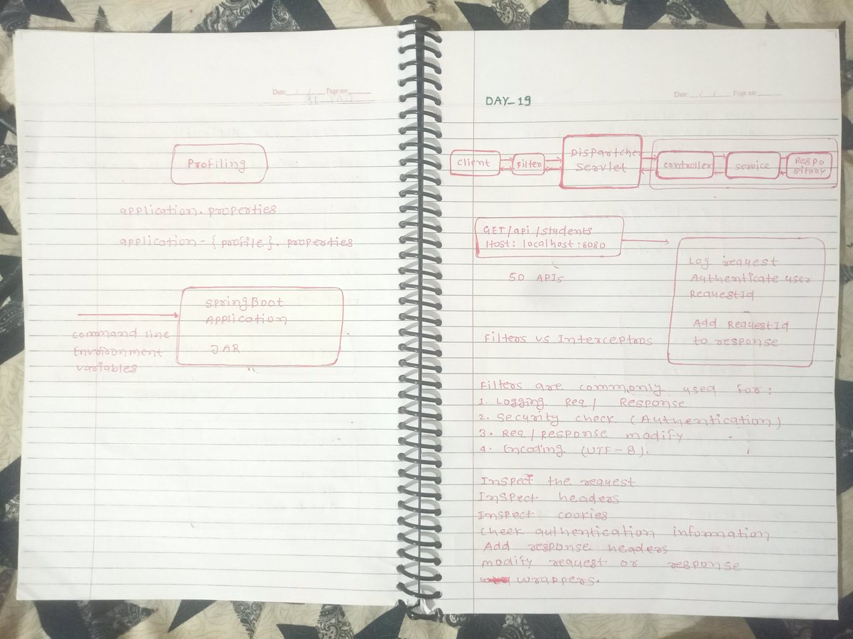 AzadKumar161440's tweet photo. 🚀 Day 19 – Spring Boot Learning Journey

Today I explored Spring Boot Filters and understood how requests flow through an application before reaching the controller.

#Day19 #SpringBoot #Java #BackendDevelopment #ServletFilters #FilterChain #JavaDeveloper #CodingJourney https://t.co/FWIzu3ICLS