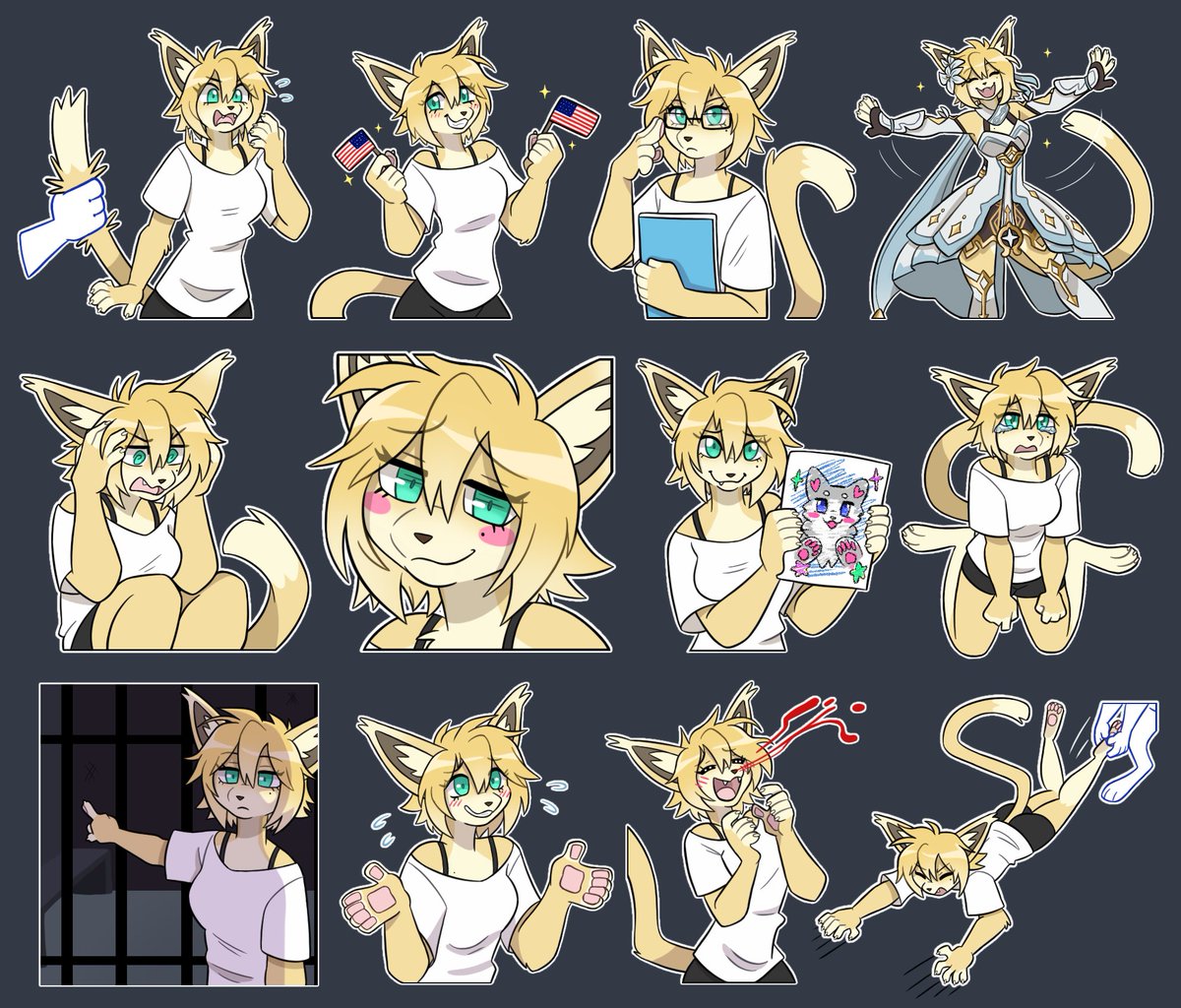 http_jinho's tweet photo. Telegram Stickers for Kitten! 💖 https://t.co/dAjgh6kxkI