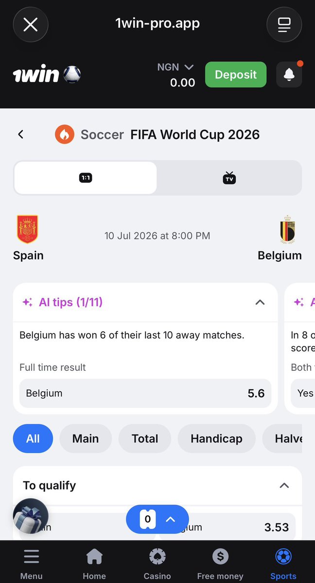 Midnight_499's tweet photo. Spain 🇪🇸 vs Belgium 🇧🇪 is LIVE on @1winPro

The match is finally here, and it's set to be an exciting battle between two top football nations, both teams have talented players and every minute of the game could change the result.

If you haven't made your prediction yet, now is the perfect time to back your favorite team and join the excitement. 

Whether you're supporting Spain or Belgium, this is a match you won't want to miss.

Who are you backing to win?

Make your prediction on @1winPro: https://t.co/yWYKTpZKk5…