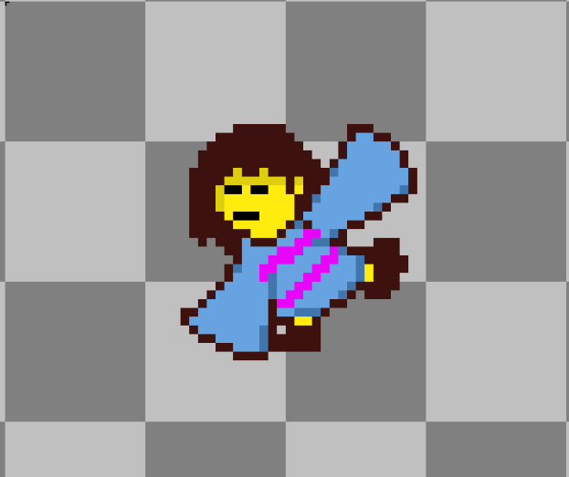 hexhado's tweet photo. Frisk Aqua Recolor 

#deltarune #undertale #pixelart https://t.co/aCfJxSkRko