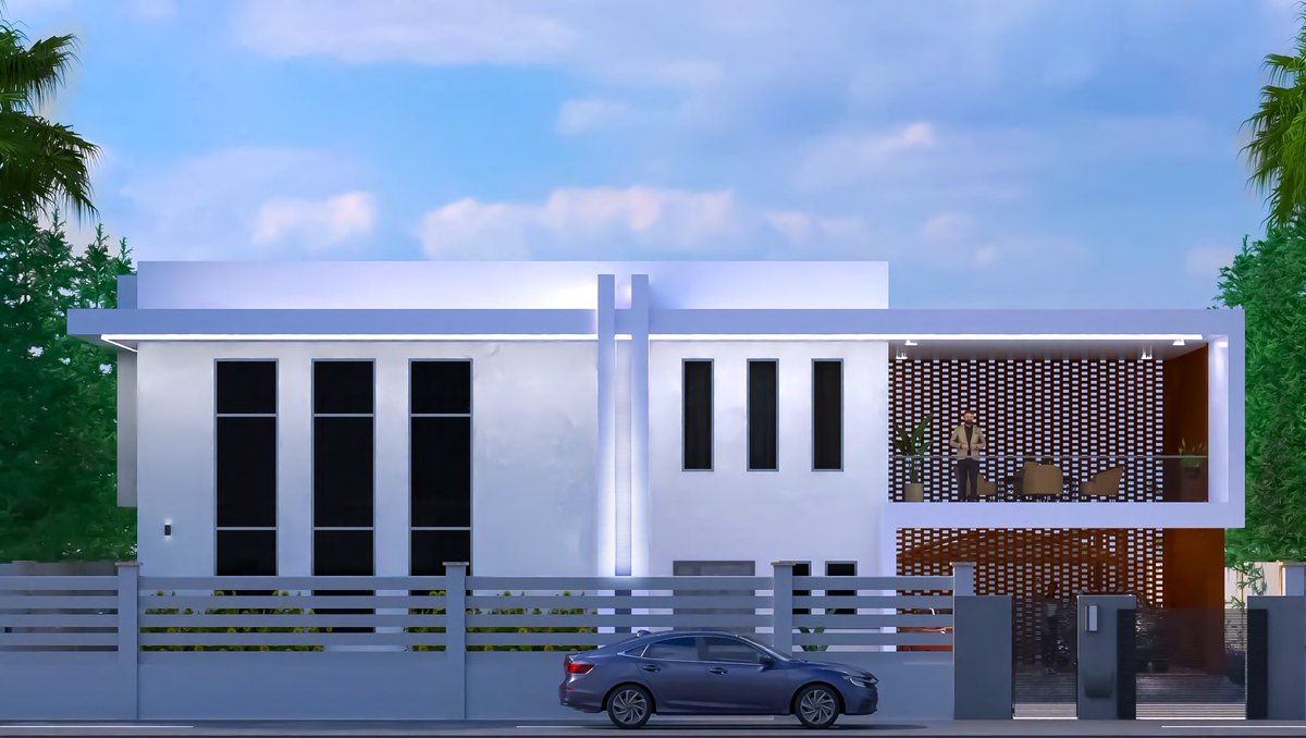 SAMZY34's tweet photo. Timeless luxury. ✨ Modern 4BR residence for comfort, elegance &amp; effortless in-out living. Details balance aesthetics &amp; func from striking facade to serene pool retreat.#Arch #LuxHome #ModArch #ArchDesign #ExtDesign #HouseDsgn #LuxLiv #VillaDsgn #ArchViz #CGI #3DVis #Revit #VRay https://t.co/5iMmUDjsBN