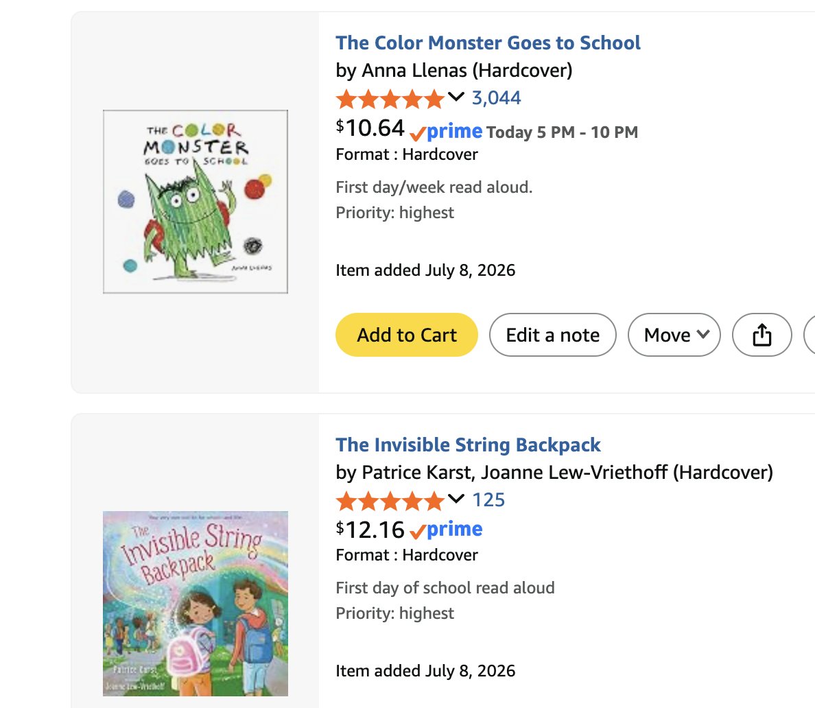 myanke5's tweet photo. @amerz087 Entering my 21st year! I'm a 💜2nd grade teacher in WI. First week of school prep is underway. I would love these 2 books for read alouds to make my students feel welcome &amp; safe. Thank you. #clearthelist #BeANiceHuman https://t.co/tOcKXDiCEr https://t.co/Sv9CUz3FF6