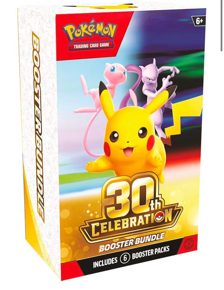 pokehuntdotfun's tweet photo. 🚨 Pokémon 30th Celebration Best Buy links are live 🚨

Bookmark this post! 🔖

Best Buy has loaded early product pages for the Pokémon TCG 30th Celebration lineup. These may not be available to order yet, but they’re worth bookmarking now so you’re ready when they drop 👇

🌟 Ultra-Premium Collection
<https://t.co/GApomZb993>

🎁 Elite Trainer Box
<https://t.co/I8k9iLX7Ll>

📦 Booster Bundle
<https://t.co/vq0kAL2pJp>

🧬 Mew / Mewtwo Figure Collection
<https://t.co/t3GKPgRvvz>

🥫 Mini Tin
<https://t.co/dQDLYQ461V>

🥊 Knock Out Collection
<https://t.co/uGGMD9iNnZ>

✨ Ditto Premium Collection
<https://t.co/i9eEx8R95D>

⚔️ Espeon ex / Umbreon ex Battle Deck
<https://t.co/AvSx7n8r2f>

🖼️ Poster Collection
<https://t.co/4MrUR9AlAc>

🏷️ Tech Sticker Collection
<https://t.co/debP2oCRYg>

Will keep you updated as more information comes out about when we can expect to be able to order these ✅

#pokemon #pokehunt #pokemontcg