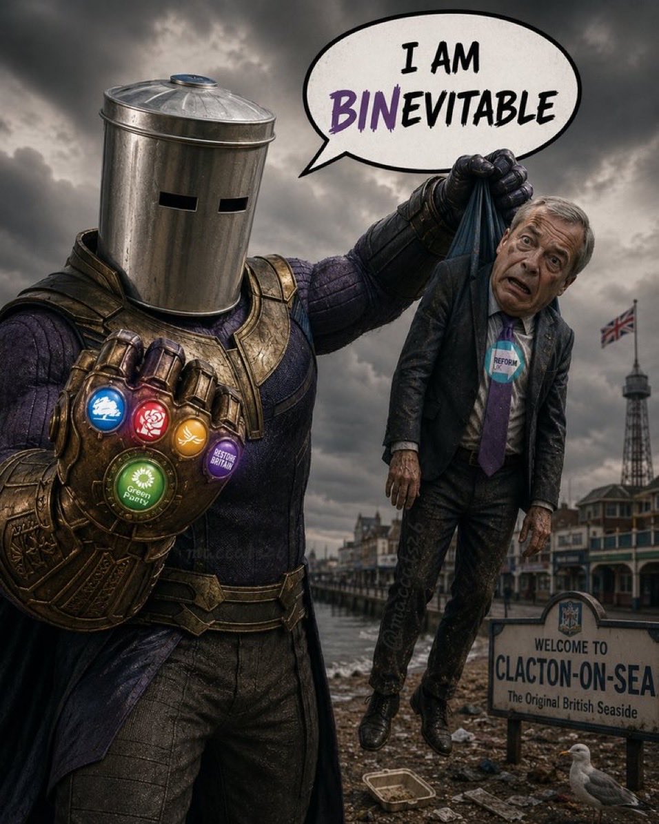dragonmyst's tweet photo. @RealPatriotsRVQ An American who has drank too much Trumpian Koolaid. You donโt have a vote in Clacton & have no say whatsoever as to who people chose to vote for. You can have an opinion, but hey, I for one am totally enjoying the #NeverReform Ltd total meltdown about #VoteBinface campaign. https://t.co/uL9a6zYyNZ