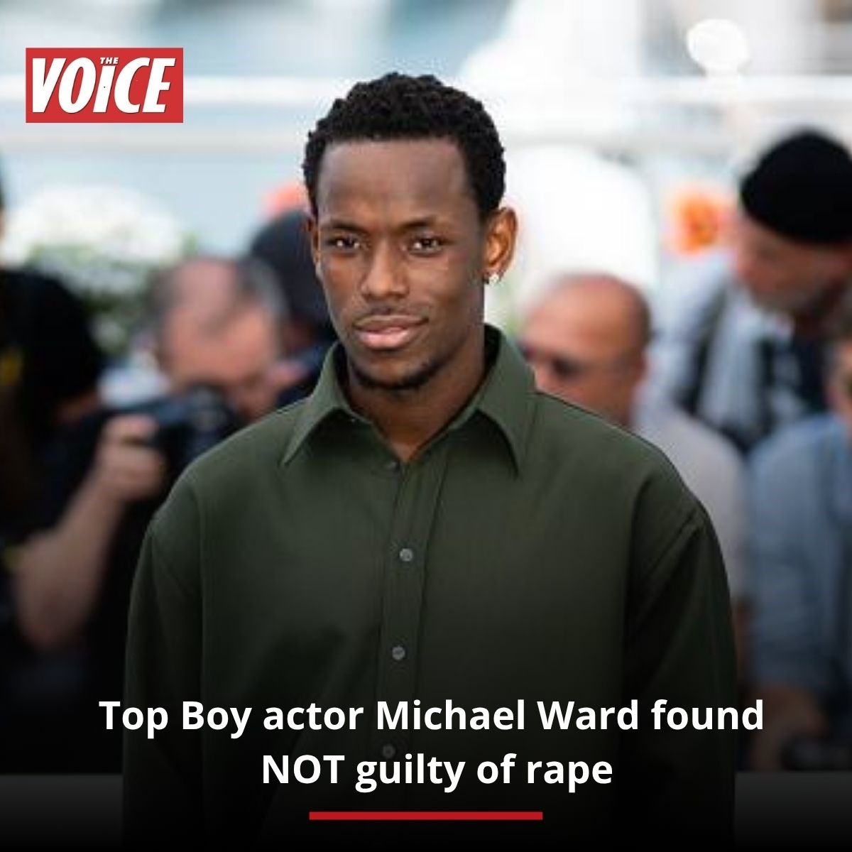 TheVoiceNews's tweet photo. BAFTA-winning actor Michael Ward has been acquitted of raping a woman he met at an east London nightclub.

Ward, 28, denied two charges of rape and three of sexual assault. A jury at Snaresbrook Crown Court found him not guilty on all counts on Friday. https://t.co/YpG0HUbAND