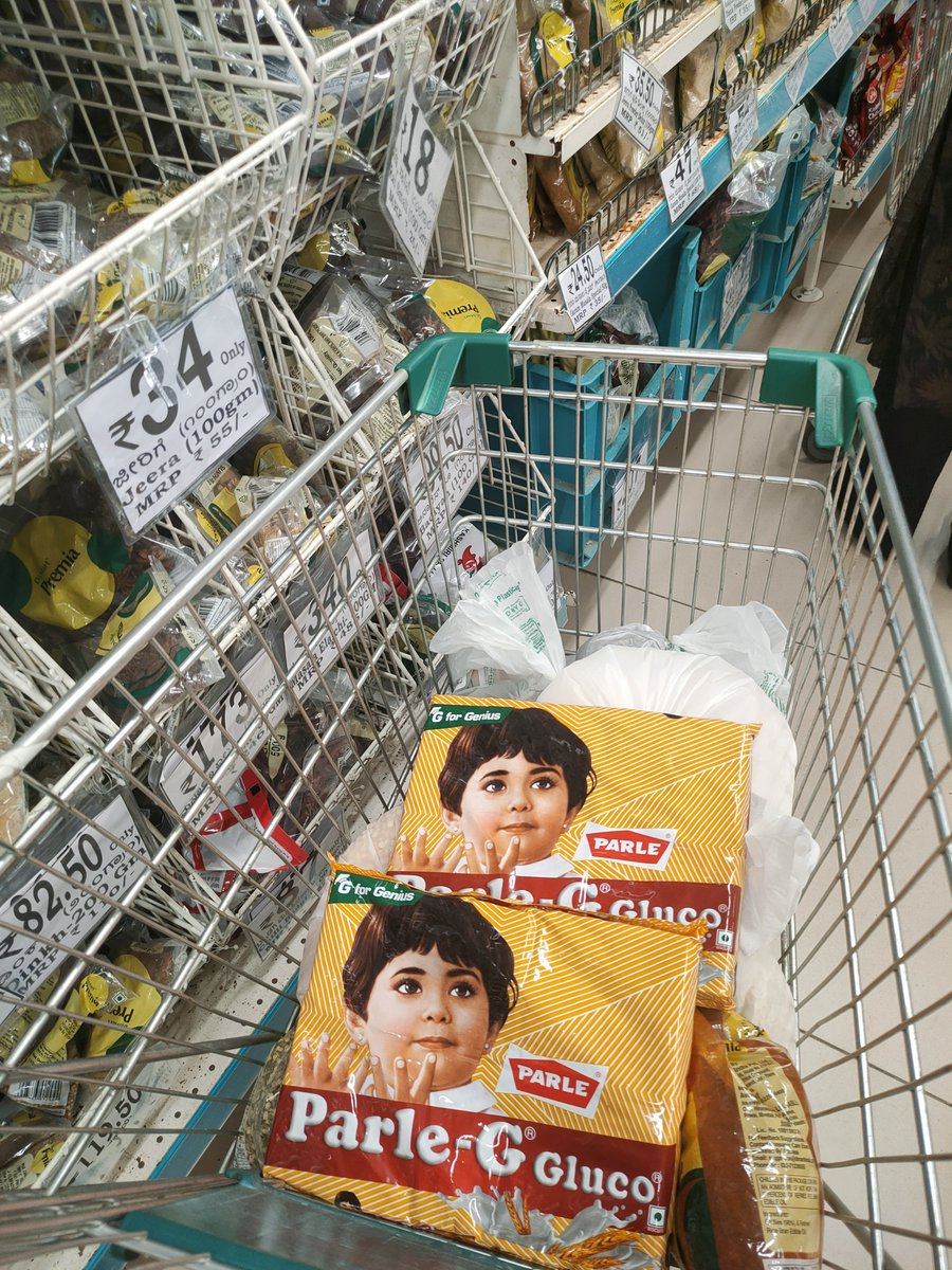 ImGharish's tweet photo. DMart has a special talent.

You go in to buy 5 things…
You come out with 25. 😂

Tell me I'm not the only one.

Does this happen to you too? 👇 https://t.co/nWHDoIy7UL