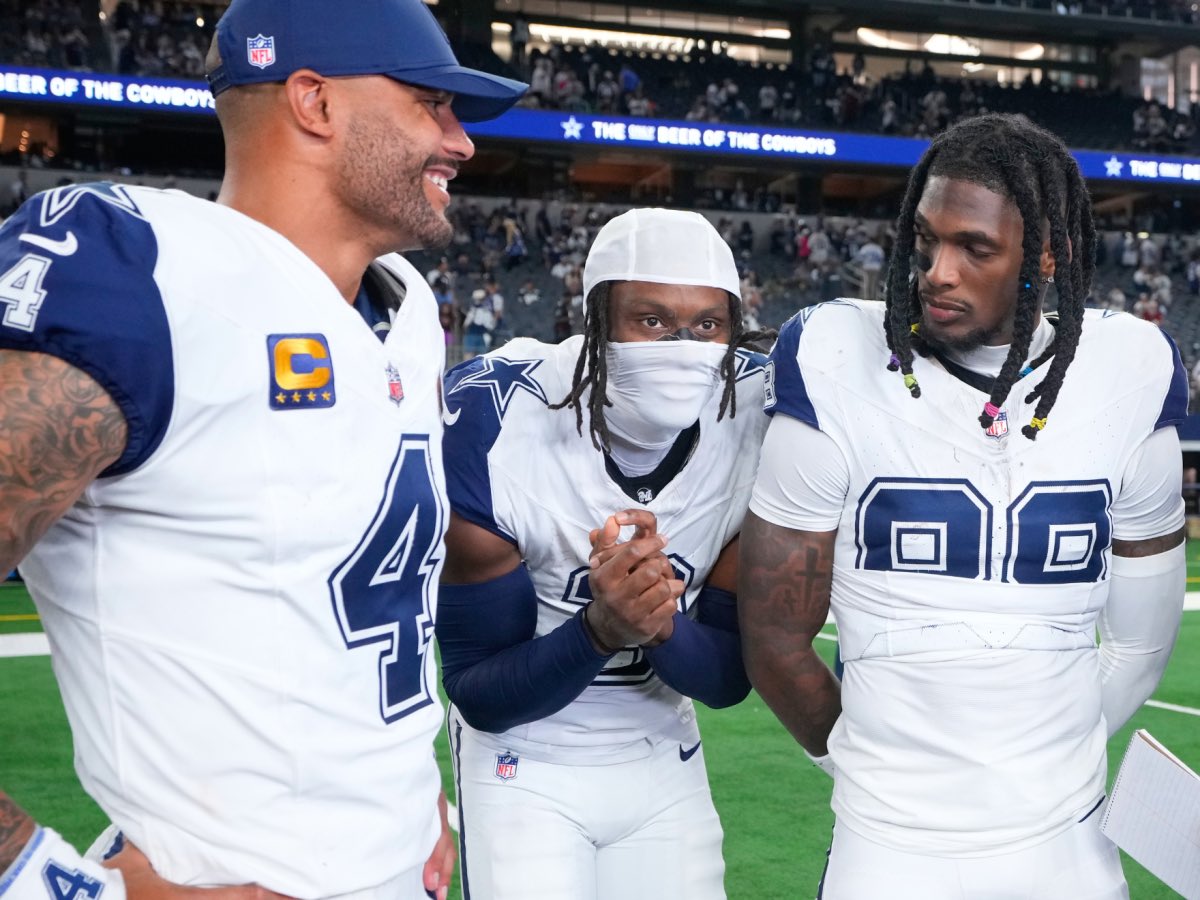 DakDynasty04's tweet photo. THE BIG 3 😤 

#DallasCowboys https://t.co/CgAG1zFo2c