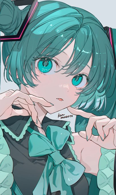 初音ミク「ラビットホール #初音ミク #バニーの日」|青木羅々のイラスト