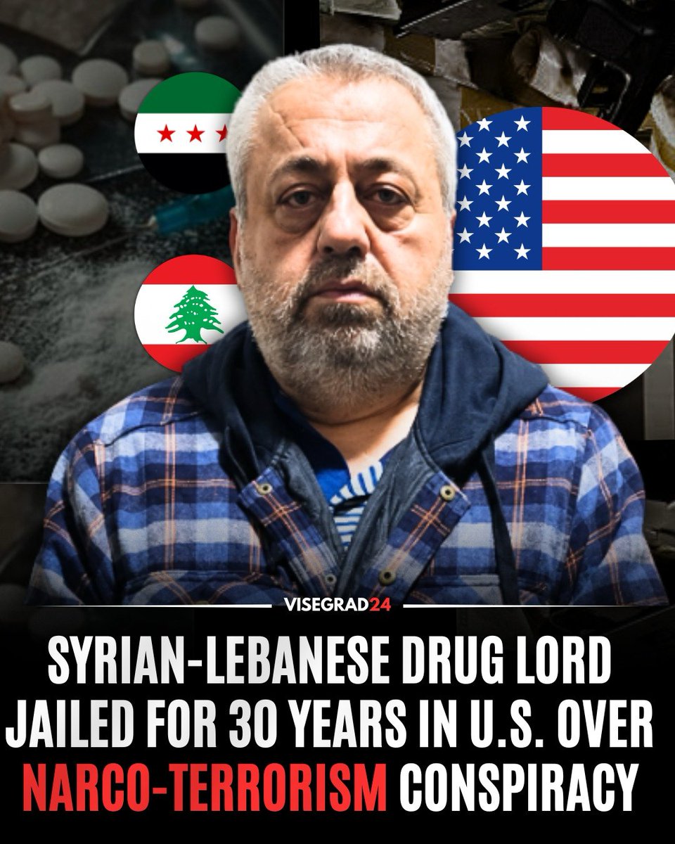 visegrad24's tweet photo. The U.S. has sentenced Antoine Kassis, a 59-year-old Lebanese-Syrian national who claimed to be a cousin of former Syrian President Bashar al-Assad, to 30 years in prison for his role in a narco-terrorism conspiracy.

Prosecutors said Kassis used his Assad regime connections to traffic cocaine and military-grade weapons, laundering drug proceeds through associates in Colombia linked to Hamas and the Sinaloa Cartel.

According to court evidence, Kassis agreed to supply weapons obtained from the Assad regime to Colombia's National Liberation Army (ELN), a U.S.-designated communist terrorist organization, in exchange for hundreds of kilograms of cocaine.

Kassis also received a concurrent 20-year sentence for conspiracy to provide material support to a foreign terrorist organization.

During the trial, Kassis claimed he worked closely with Maher al-Assad, Bashar al-Assad's brother, and other senior Syrian regime officials on the arms-for-cocaine deal.

The case was prosecuted as part of the U.S. Department of Justice's Operation Take Back America, targeting cartels and transnational criminal organizations.