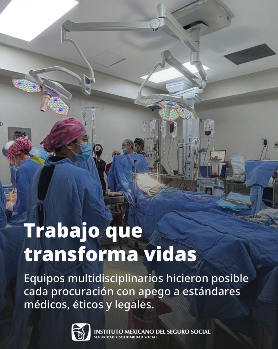 imssjalcontigo's tweet photo. 36 actos de vida 💚 en el #IMSSJalisco

Hospitales de Segundo Nivel y UMAE concretaron 36 procesos de donación 🙏🏻 de órganos y tejidos al 31 de mayo de 2026.

💬 Compartir con la familia la decisión de ser donador facilita que este deseo se haga realidad ✨ https://t.co/uJG1bx0Dec