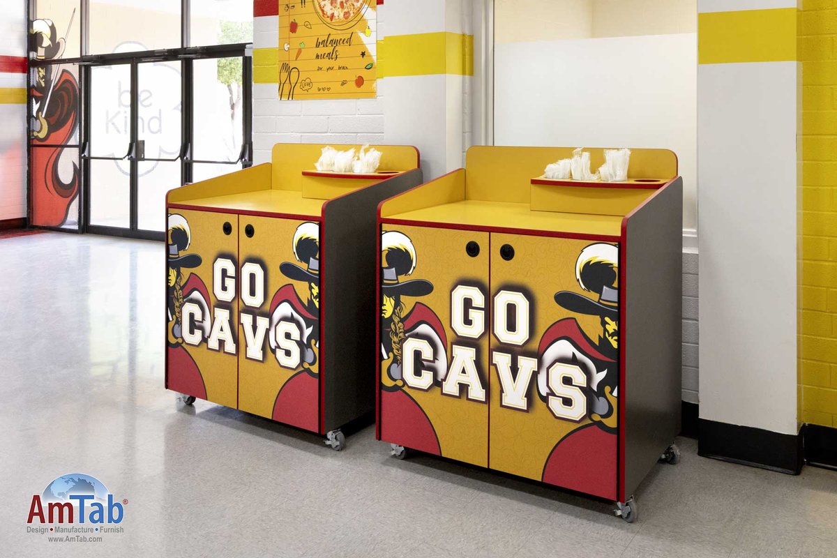 AmTab's tweet photo. More Than a Cafeteria—A Space Built for School Pride

This multipurpose space was transformed into an environment that feels energetic, welcoming, and connected to the school community. https://t.co/LHSbkIsP2a