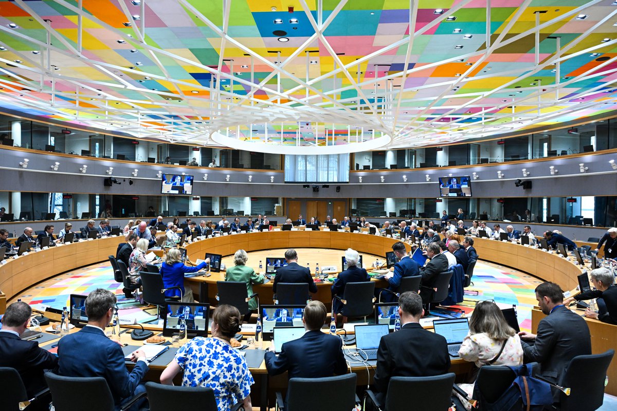 RothGilles's tweet photo. Attended the Eurogroup &amp; ECOFIN meetings in Brussels 🇪🇺
We discussed market integration and supervision package, the European Semester 2026 &amp; the international role of the Euro.
Wishing 🇮🇪 every success as it assumes the Presidency of the Council of the EU. https://t.co/q14TX8eI4w
