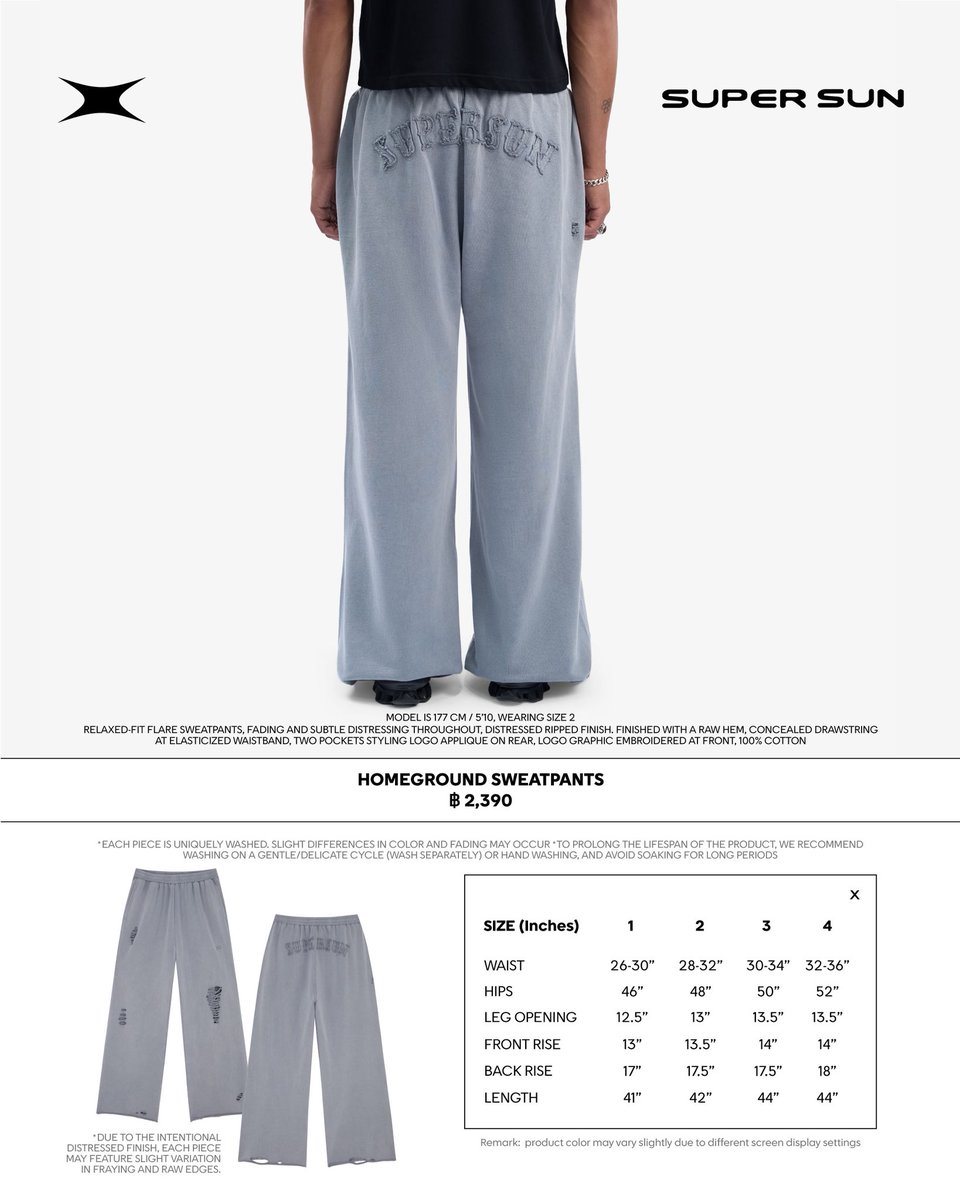 ssupersun's tweet photo. SUPER SUN NEW DROP ‘HOMEGROUND’
Available on 11 JULY 2026 
at 11.00 am (GMT+7)
via https://t.co/Y7jOQgl6U0

Note: Shipping starts 14 JULY 2026
*Limited to 1 piece per size, per product, per color, per order for Basic Oversized tee, Basic Baby Tee and HOMEGROUND Double-Layer Boxy Fit Tee
*Limited to 2 pieces per size, per product, per order for HOMEGROUND Sweatpants and HOMEGROUND Sweatshorts

#SUPERSUN
#SSHOMEGROUND