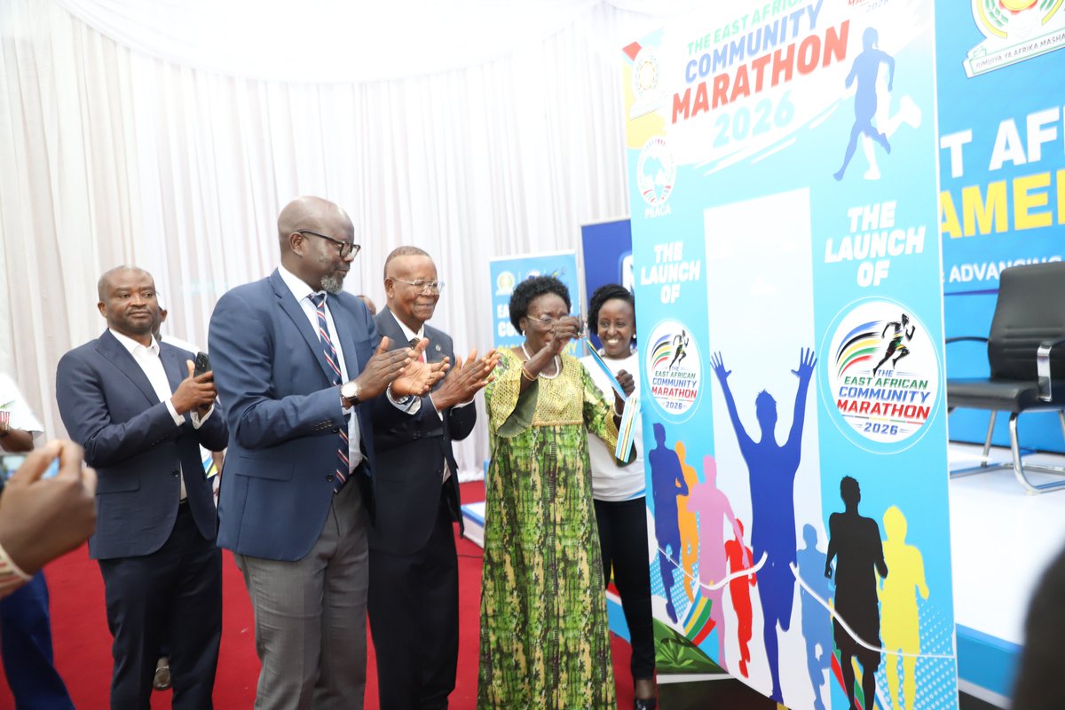 mia_uga's tweet photo. Rt Hon @RebeccaKadagaUG, Minister @meaca_ug, has closed the East Africa Parliamentary Week 2026 at @Parliament_Ug, which was presided over by Hon @KamuntuProf (Minister @mia_uga), Chairman of the Parliamentary Forum on East African Community Affairs(PEACA).
PRO Simon Mundeyi../1 https://t.co/zW7tkH6Ork