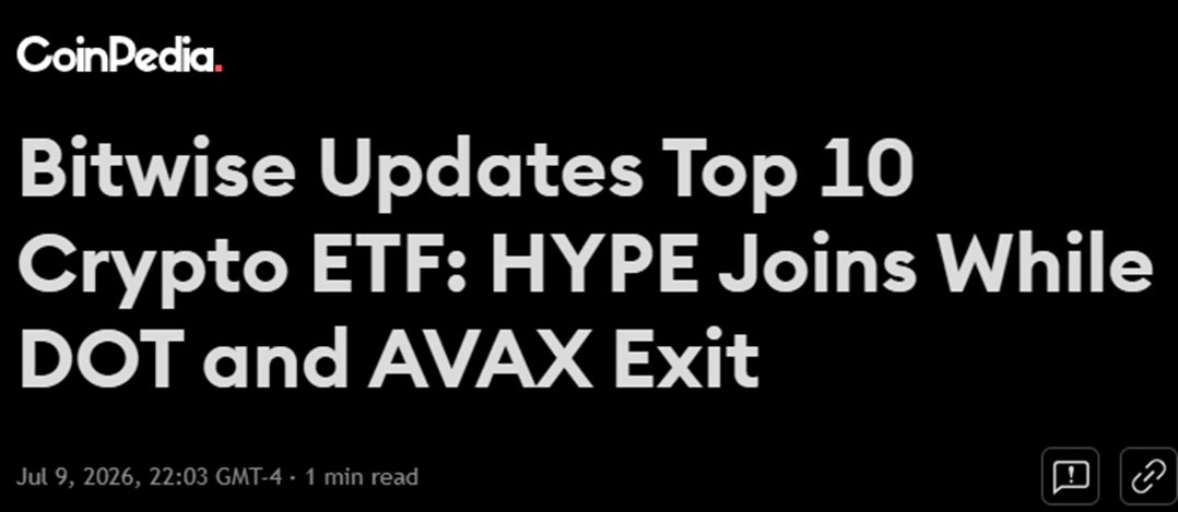 CoinGuideWW's tweet photo. This is what is currently in the top 10 Crypto ETF offered by @Bitwise 

Bitcoin
Ethereum
XRP
Solana
Hyperliquid
Stellar Lumens
Cardano
Chainlink
Litecoin
Sui https://t.co/bXch4vQIN8