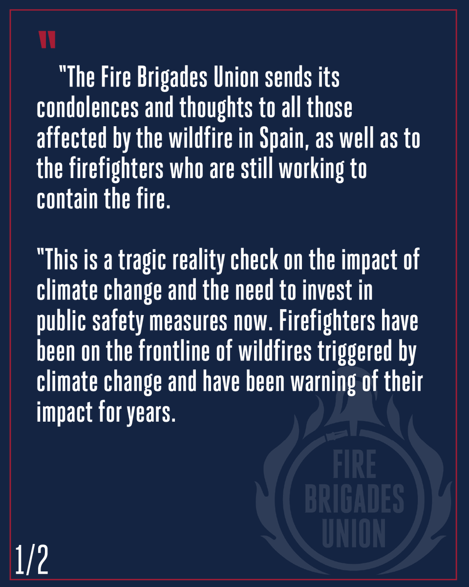 Fire Brigades Union tweet media