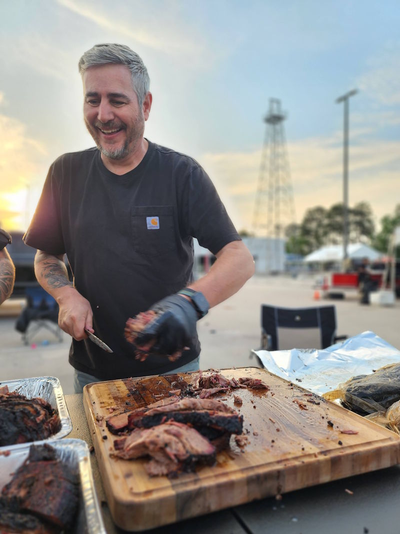 HouBBQ's tweet photo. We are incredibly saddened to hear of the passing of pitmaster Jim Buchanan, a great friend of HOUBBQ as well as many Texas pitmasters who looked to him for advice, encouragement, and instruction. RIP Jim. #houbbq https://t.co/0TQma8C11y